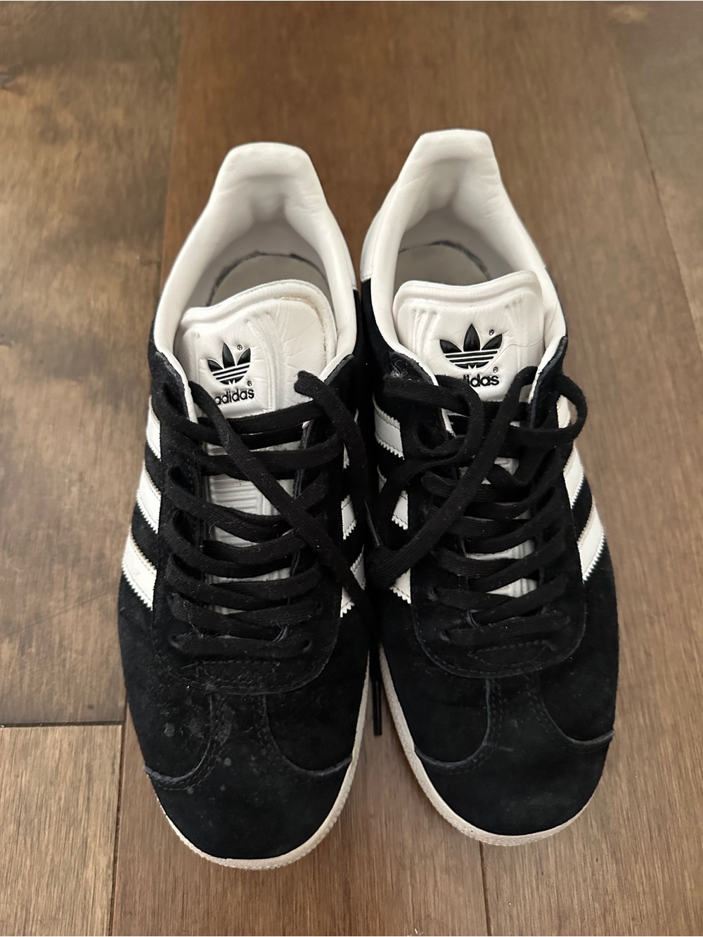 adidas Black and White Suede Classic Sneakers